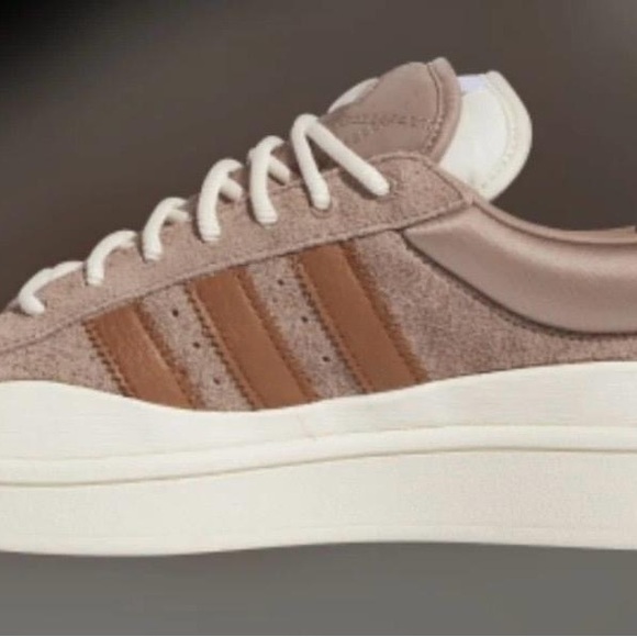 Adidas Men's Taupe and Chocolate Sneakers - Picture 3 of 6